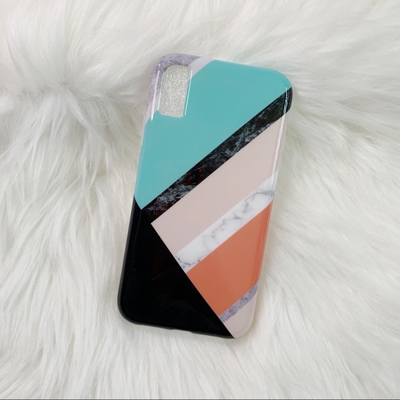baisrke Accessories - Baisrke IPhone XR Geometric color block case